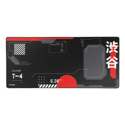 Trust GXT 759 XXL Tapis de souris de jeu Noir, Gris, Rouge, Blanc