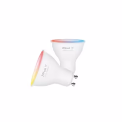 Trust 71292, Ampoule intelligente, Blanc, Wi-Fi, LED, GU10, Multicolore
