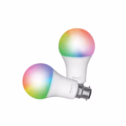 Trust 71295, Ampoule intelligente, Wi-Fi, Blanc, LED, B22, En forme de A