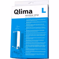 Qlima WINDOW FITTING KIT L, Blanc, 1050 mm, 2050 mm