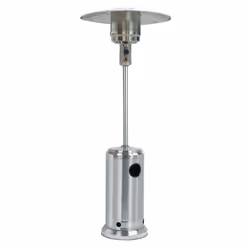 Qlima PGU2013 Stainless Steel (gas), 13500 W, Gaz, Acier inoxydable, Extérieure, Sol, 110 m²