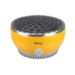 Qlima NJOY1007 barbecue et grill Dessus de table Charbon de bois (combustible) Jaune