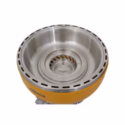 Qlima NJOY1007 barbecue et grill Dessus de table Charbon de bois (combustible) Jaune - Vue supplémentaire 5