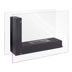 Qlima FFB 8060 cheminée Intérieur & extérieur Cheminée autonome Bioéthanol Noir