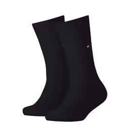 Tommy Hilfiger Classic Sock, Chaussettes remontant jusqu'aux genoux, Noir, Autres, Mâle, 39/42, Long jusqu’au genou