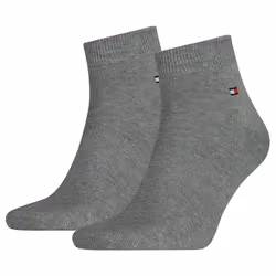 Tommy Hilfiger Quater, Chaussettes Crew, Gris, Adulte, Mâle, 39/42, EUE