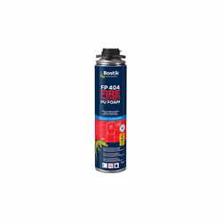 Mousse PU Coupe Feu Pistolable FP 404 Fire Retardant 750ml Bostik Résiste au feu jusqu'à 240 min. Norme EN 1366-4. Isole cont ...