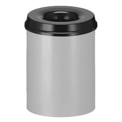 Vepa Bins VB 101500 Rond Métal Aluminium, Noir