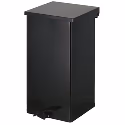 Collecteur de déchets à pédale, capacité 110 l, l x h x p 390 x 800 x 390 mm, noir. Produit livré = monté. Capacité = 110 l. ...