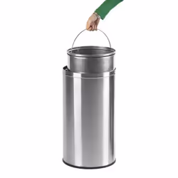 Vepa Bins VB 405550 40 L Rond Acier inoxydable