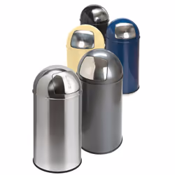 Vepa Bins VB 405550 40 L Rond Acier inoxydable
