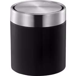 Découvrez la poubelle de table en acier noir, un accessoire alliant style et fonctionnalité pour votre cuisine ou votre burea ...
