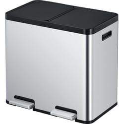 Poubelle à pédale Recycler, en acier, 44 l, collecteur à - EKO