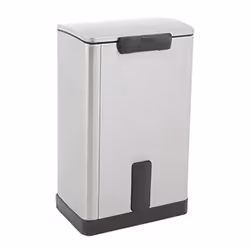 EKO - Europe E-Cube Step Bin 40L Rectangulaire Acier inoxydable