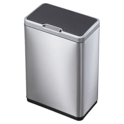 EKO - Europe Mirage Sensor Bin 20+20L Rectangulaire Acier inoxydable