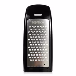 Boska Easy Grater, Râpe, Noir, Argent, Transparent, 70 mm, 45 mm, 165 mm, 109 g