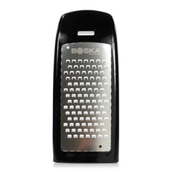 Boska Easy Grater Râpe Noir, Argent, Transparent