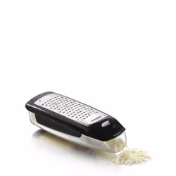 Boska Easy Grater Râpe Noir, Argent, Transparent