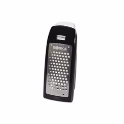 Boska Easy Grater Râpe Noir, Argent, Transparent