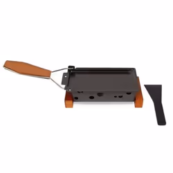 Boska 852040 plateau de fromage Marron, Noir Plastique, Acier inoxydable, Bois Rectangulaire