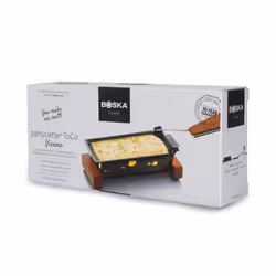 Boska 852040 plateau de fromage Marron, Noir Plastique, Acier inoxydable, Bois Rectangulaire