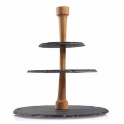 Boska Party Tower, Noir, Bois, Rond, 30 cm, 335 mm