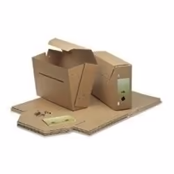 Jalema Boite d'archives communales, Carton, Marron, 370 x 260 x 115 mm