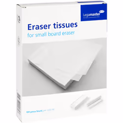 Legamaster papiers pour petit bloc effaceur 100pcs, Effaceur lingettes amovibles pour tableau blanc, 100 pièce(s)