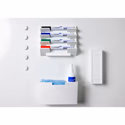 Legamaster petite brosse pour tableau blanc blanc, Plastique, Blanc, émail, Acier laqué, 143 mm, 48 mm, 143 mm
