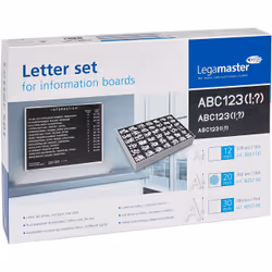 Legamaster lettres et chiffres 20mm 560pcs