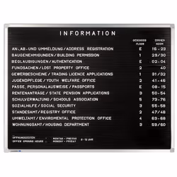 Legamaster PREMIUM tableau rainuré 40x60cm, Noir, Aluminium, Argent, Plastique, 600 mm, 400 mm