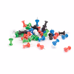 Legamaster épingles à tête bobine assortiment 200pcs, Multicolore, Chine, 126 g, 80 mm, 80 mm, 60 mm