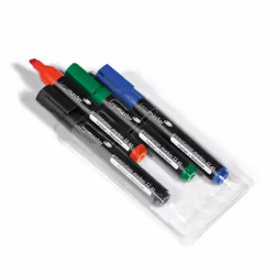 Legamaster TZ41 marqueur permanent assorti 4pcs, 4 pièce(s), Noir, Bleu, Vert, Rouge, Noir, Rond, 1 mm, 5 mm