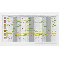 Legamaster PROFESSIONAL planning annuel 75 articles 100x200cm