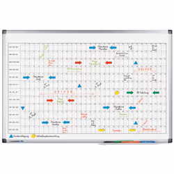 Legamaster PREMIUM planning annuel horizontal 60x90cm, 900 mm, 600 mm, 11 mm, 6,75 kg, 935 mm, 30 mm