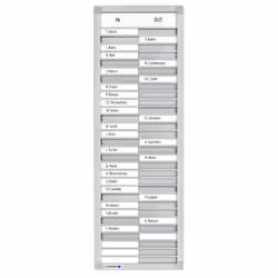 Legamaster PROFESSIONAL tableau d'absence 77x26cm, 260 mm, 770 mm, 21 mm, 2,61 kg, 300 mm, 845 mm
