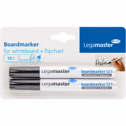 Legamaster TZ1 marqueur pour tableau blanc noir 2pcs C&amp;C, Allemagne, 26,8 g, 10 pièce(s), 95 mm, 165 mm, 17 mm