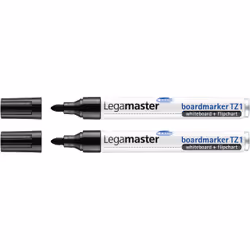Legamaster TZ1 marqueur pour tableau blanc noir 2pcs C&C