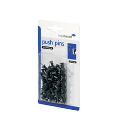 Legamaster épingles à tête bobine noires 50pcs