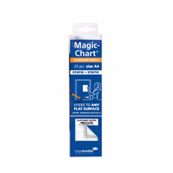 Legamaster Magic-Chart notes rouleau flipchart feuille, Noir, Blanc, Polypropylène (PP), 210 mm, 297 mm, 98 g, 56 mm