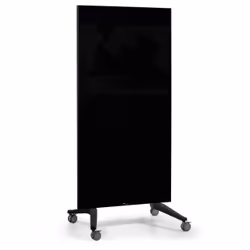 Legamaster tableau en verre mobile 90x175cm noir