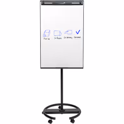 Legamaster ECONOMY TRIANGLE flipchart mobile base ronde - Vue supplémentaire 4