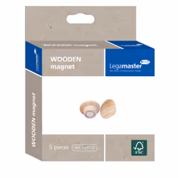 Legamaster WOODEN aimant 25mm 5pcs - Vue supplémentaire 4