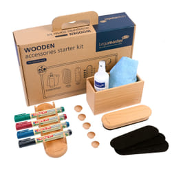 Legamaster WOODEN whiteboard accessory set 17-piece