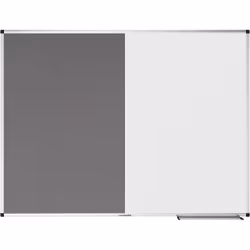 Legamaster UNITE combiboard feutre gris-tableau blanc 90x120cm, 1197 x 897 mm, Feutrine, Fixé