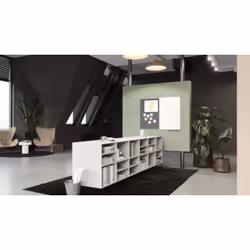 Legamaster UNITE combiboard feutre gris-tableau blanc 90x120cm