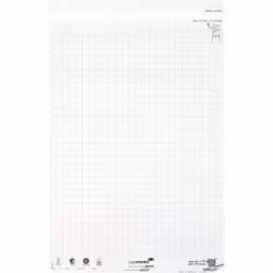 Legamaster SKETCH ECO bloc-papier quadrillé 2x 50 feuilles
