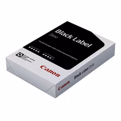 Canon Black Label Zero FSC, Impression laser/jet d'encre, A4 (210x297 mm), 500 feuilles, 80 g/m², Blanc, 107 µm