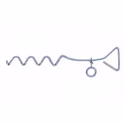 KingCamp 6501001, Poteau, Acier galvanisé, Acier inoxydable, CE, 400 mm, 1 pièce(s)