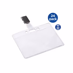 Europel 121265 badge et porte-badges Porte-badge Polyvinyl chloride (PVC) 24 pièce(s)